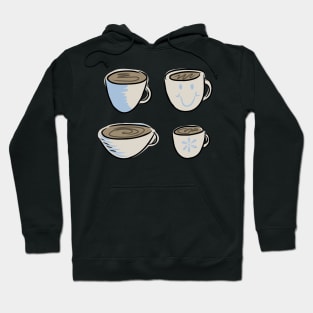 Cute Cartoon Coffee Mugs Hoodie